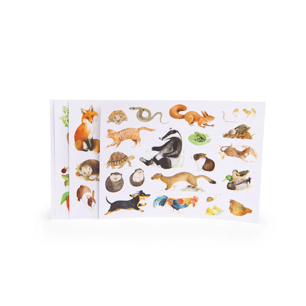 Moulin Roty Around Nature 100 Stickers