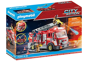 Fire Truck with Flashing Lights - Ages 4+