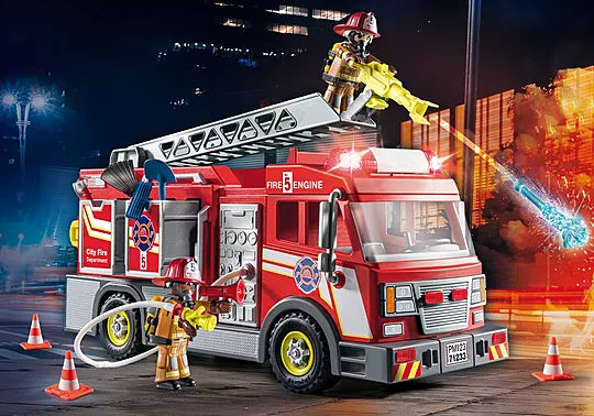 Fire Truck with Flashing Lights - Ages 4+