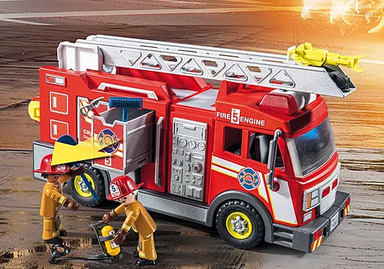 Fire Truck with Flashing Lights - Ages 4+