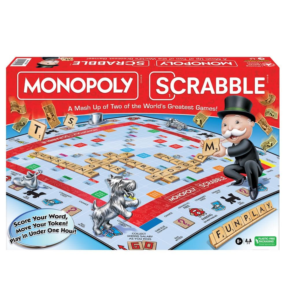 Monopoly Scrabble - Ages 8+