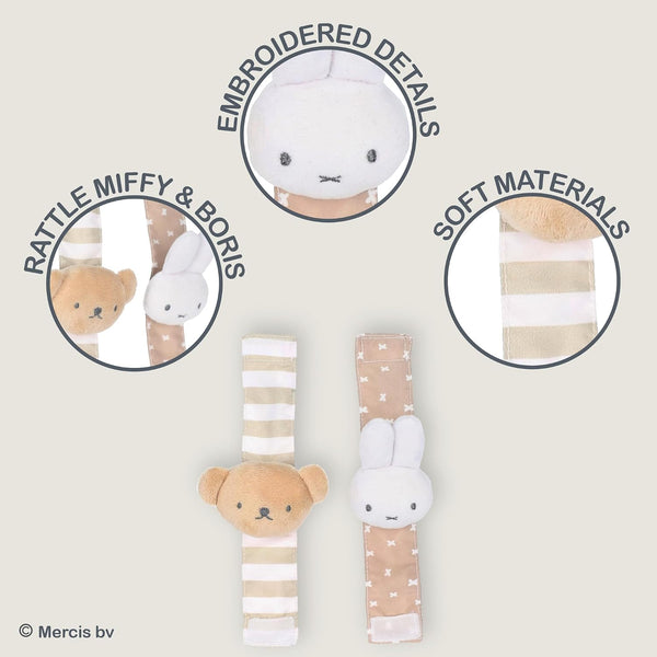 Miffy Baby Wrist Rattle Set
