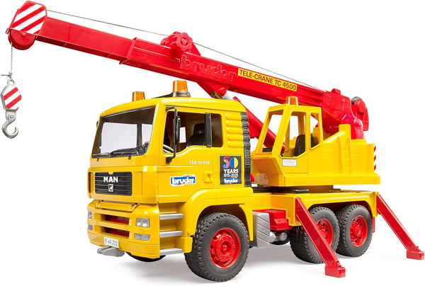 Bruder: MAN TGA Crane Truck 50th Anniversary - Ages 3+