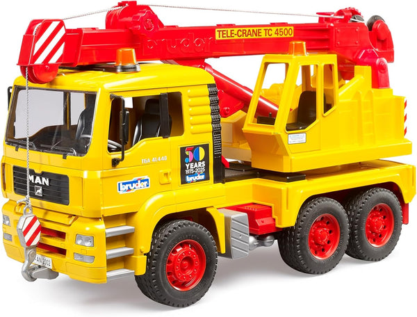 Bruder: MAN TGA Crane Truck 50th Anniversary - Ages 3+