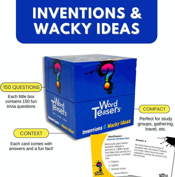 Word Teasers Large: Inventions and Wacky Ideas - Ages 10+