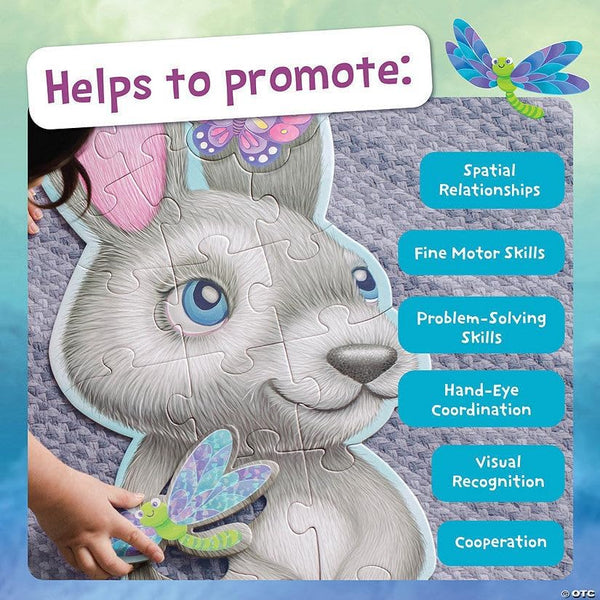 Floor Puzzle 41 Pieces: Shimmery Bunny - Ages 3+
