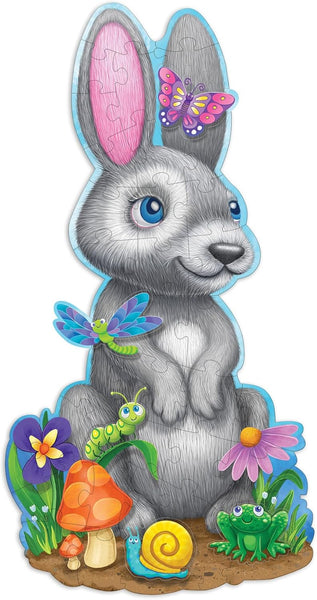 Floor Puzzle 41 Pieces: Shimmery Bunny - Ages 3+