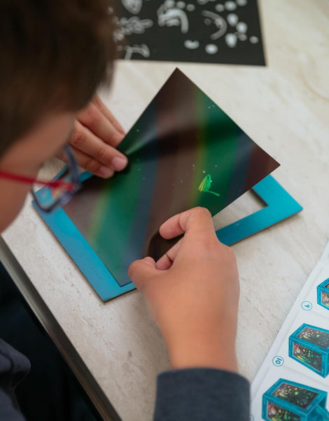 Box Candiy: Totally Twilight Sea Life Lantern Scratch Art Set - Ages 6+