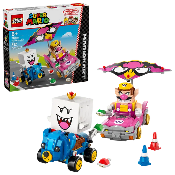 Lego: Super Mario Mario Kart Wario & King Boo - Ages 8+