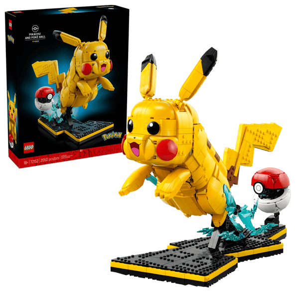 Lego: Pokémon Pikachu and Poké Ball - Ages 18+