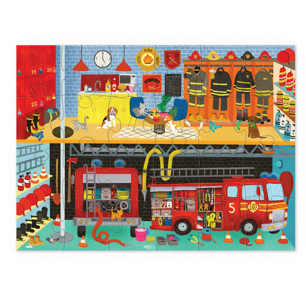 24pc Puzzle: Fire Station - Ages 3+