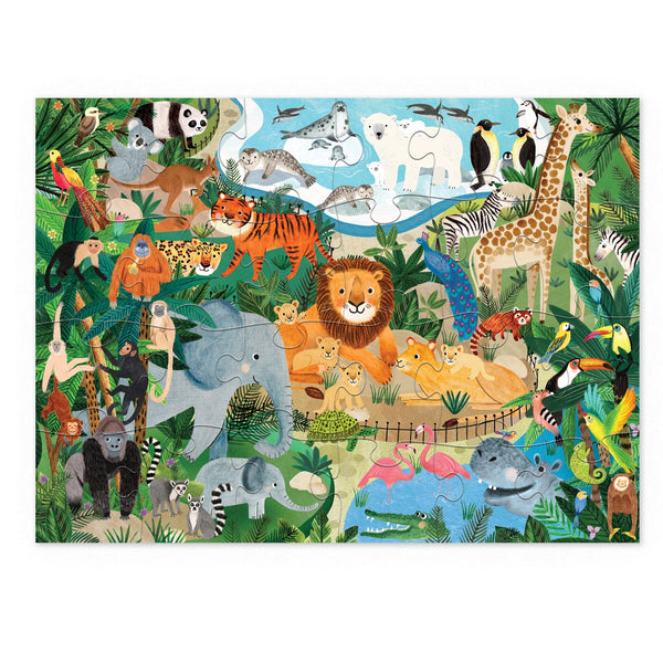 24pc Puzzle: Zoo - Ages 3+