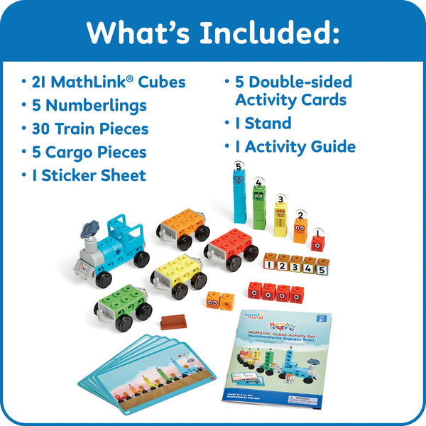 Numberblocks Express Train: Mathlink Cubes Activity Set  - Ages 3+