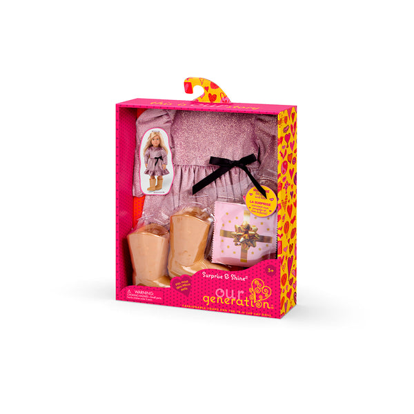 Our Generation 18" Doll Outfit - Surprise & Shine - Dress