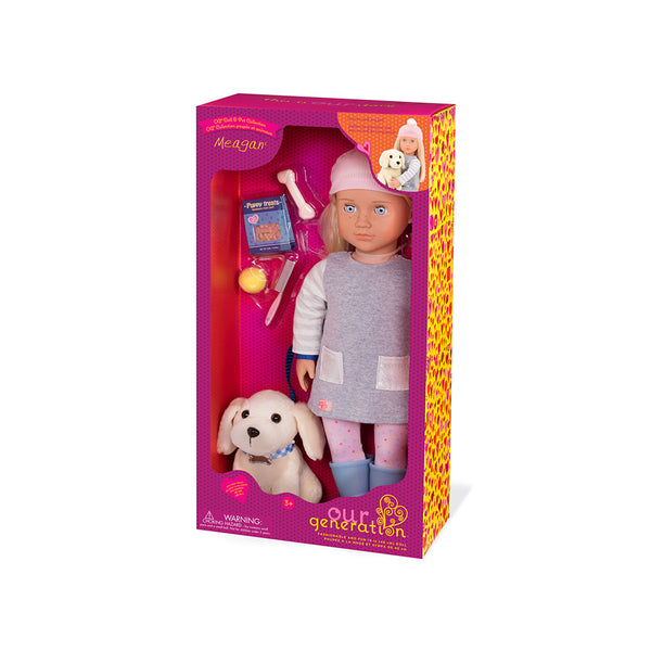 18" Doll: OG Pet Collection - Meagan - Ages 3+