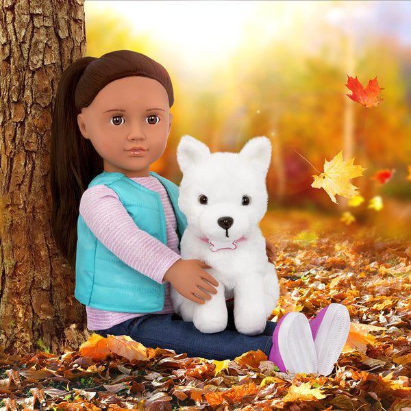 Cassie: 18" Doll with her Dog - Ages 3+