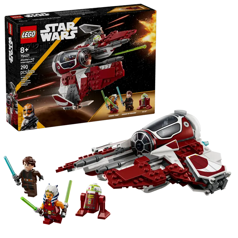 Lego: Star Wars Ahsoka's Jedi Interceptor - Ages 8+