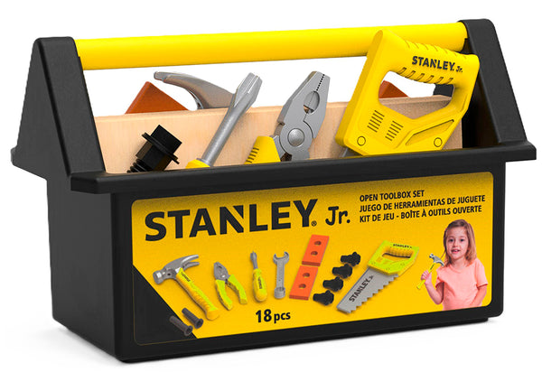 Stanley Jr: Tool Box Set 18 Pieces - Ages 3+