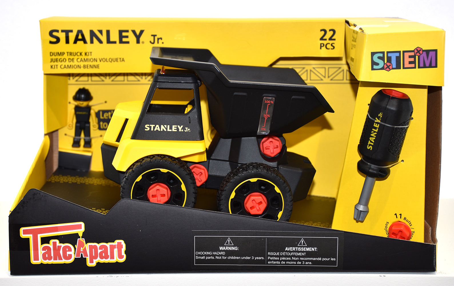 Stanley Jr. - Take Apart XL Dump Truck - Ages 3+