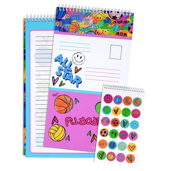 IS: Corey Paige Fun Sports Seal & Send Stationery - Ages 6+