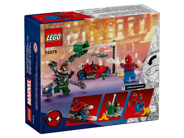 Lego: Marvel Motorcycle Chase: Spider-Man vs. Doc Ock - Ages 6+
