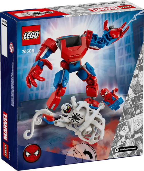 Lego: Marvel Spider-Man Mech vs. Anti-Venom - Ages 6+