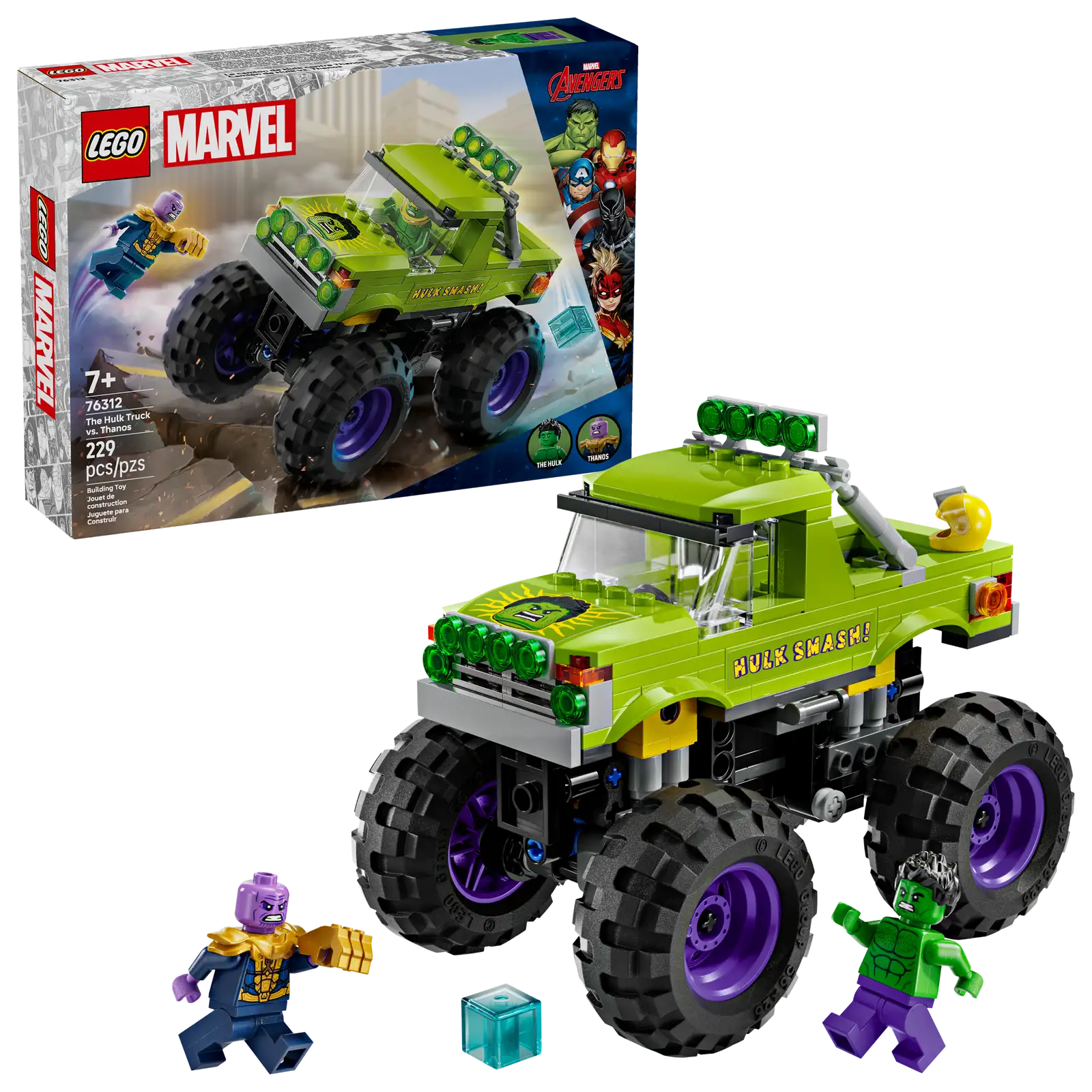 Lego: The Hulk Truck vs. Thanos - Ages 7+