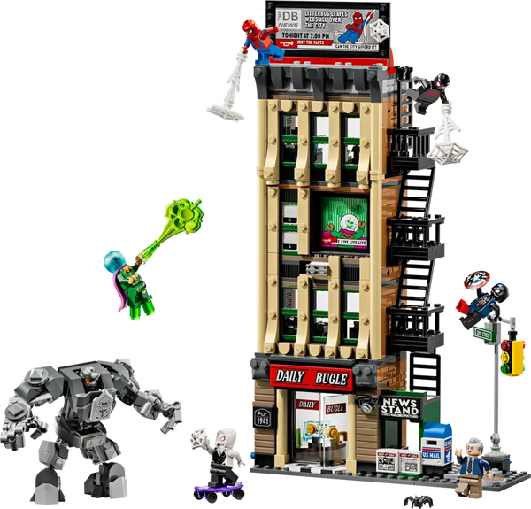 Lego: Marvel Spider-Man Vs. Mysterio: The Daily Bugle - Ages 10+