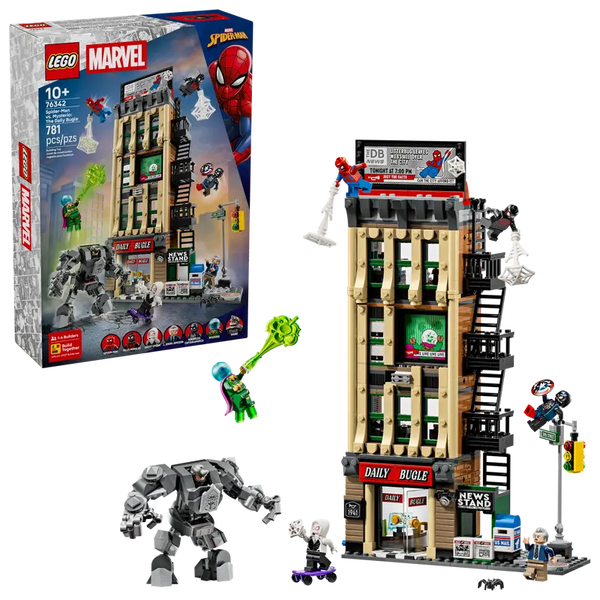 Lego: Marvel Spider-Man Vs. Mysterio: The Daily Bugle - Ages 10+