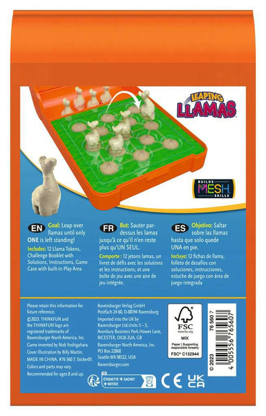Think Fun: Flip n' Play Leaping Llamas - Ages 8+