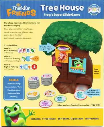 Think Fun: Friends Tree House Frog's Super Slide Game - Ages 3+