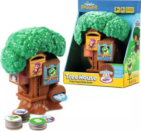 Think Fun: Friends Tree House Frog's Super Slide Game - Ages 3+