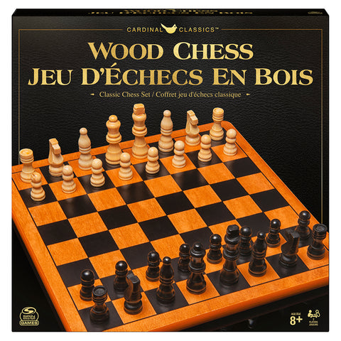 Game Classic Wood Chess - Ages 6+