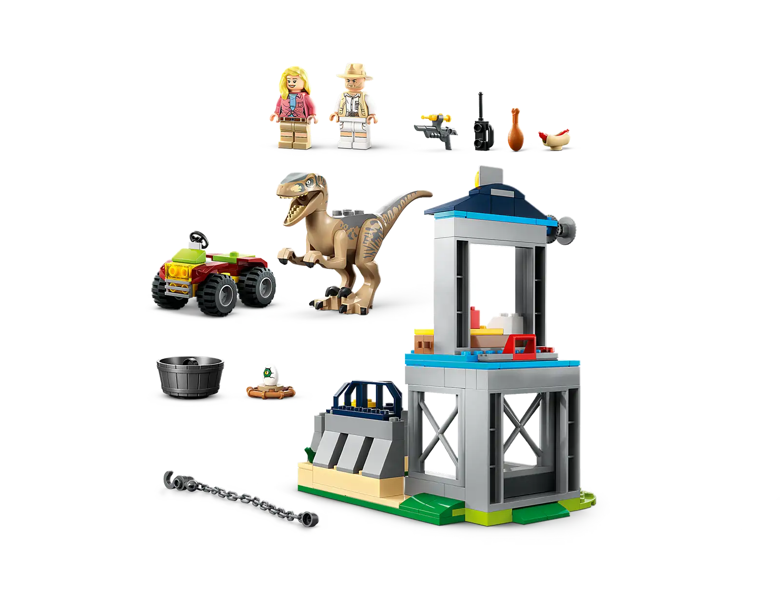 Lego jurassic world velociraptor escape new arrivals