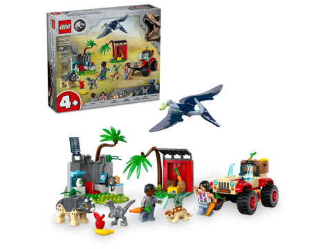 Lego: Jurassic World Baby Dinosaur Rescue Center - Ages 4+