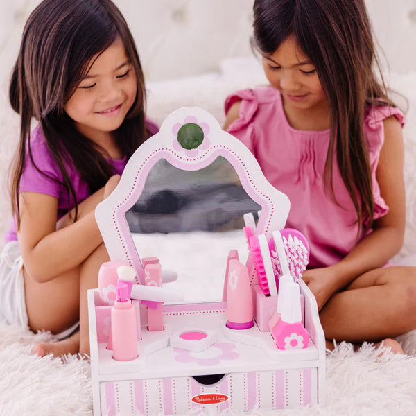 MD: Wooden Beauty Salon Play Set - Ages 3+