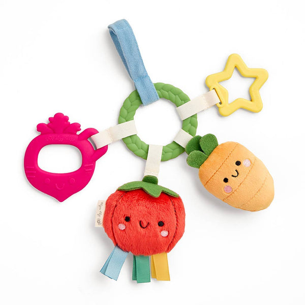 Itzy Ritzy - Bitzy Busy Ring™ Teething Activity Toy Veggie