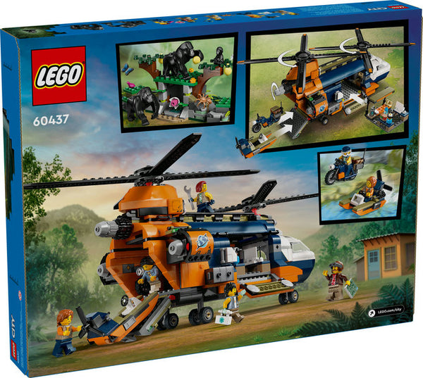 Lego: City Jungle Explorer Helicopter at Base Camp - Ages 8+