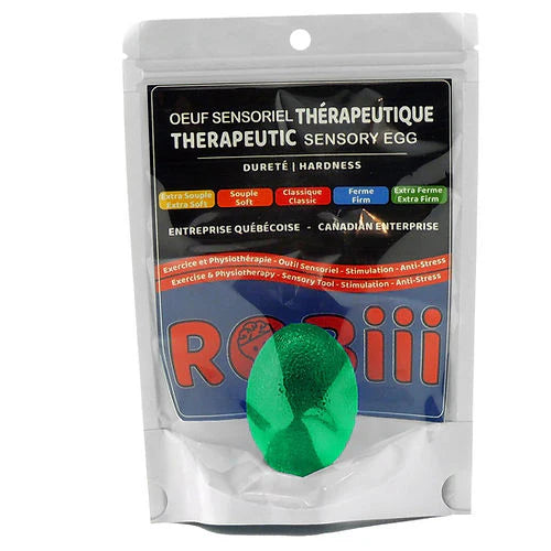 Robiii: Therapy Sensory Egg Green - Extra Firm - Ages 5+