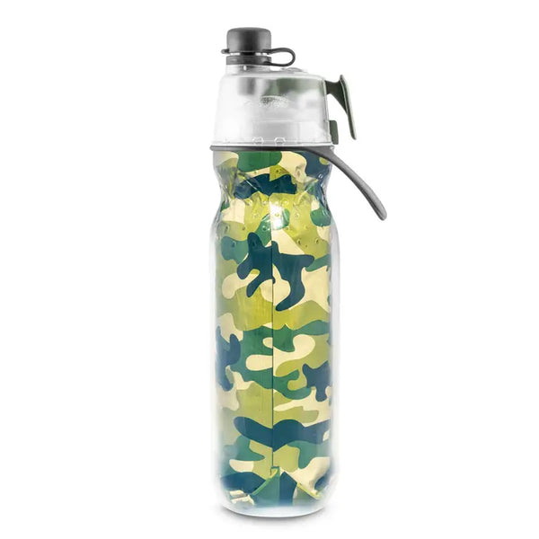 Mist 'N Sip Water Bottle: Camo Green