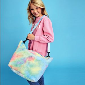 IS: Rainbow Sherpa Overnight Bag - Ages 6+