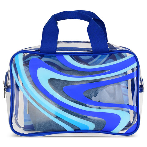 IS: Blue Swirl Cosmetic Bag Trio - Ages 6+