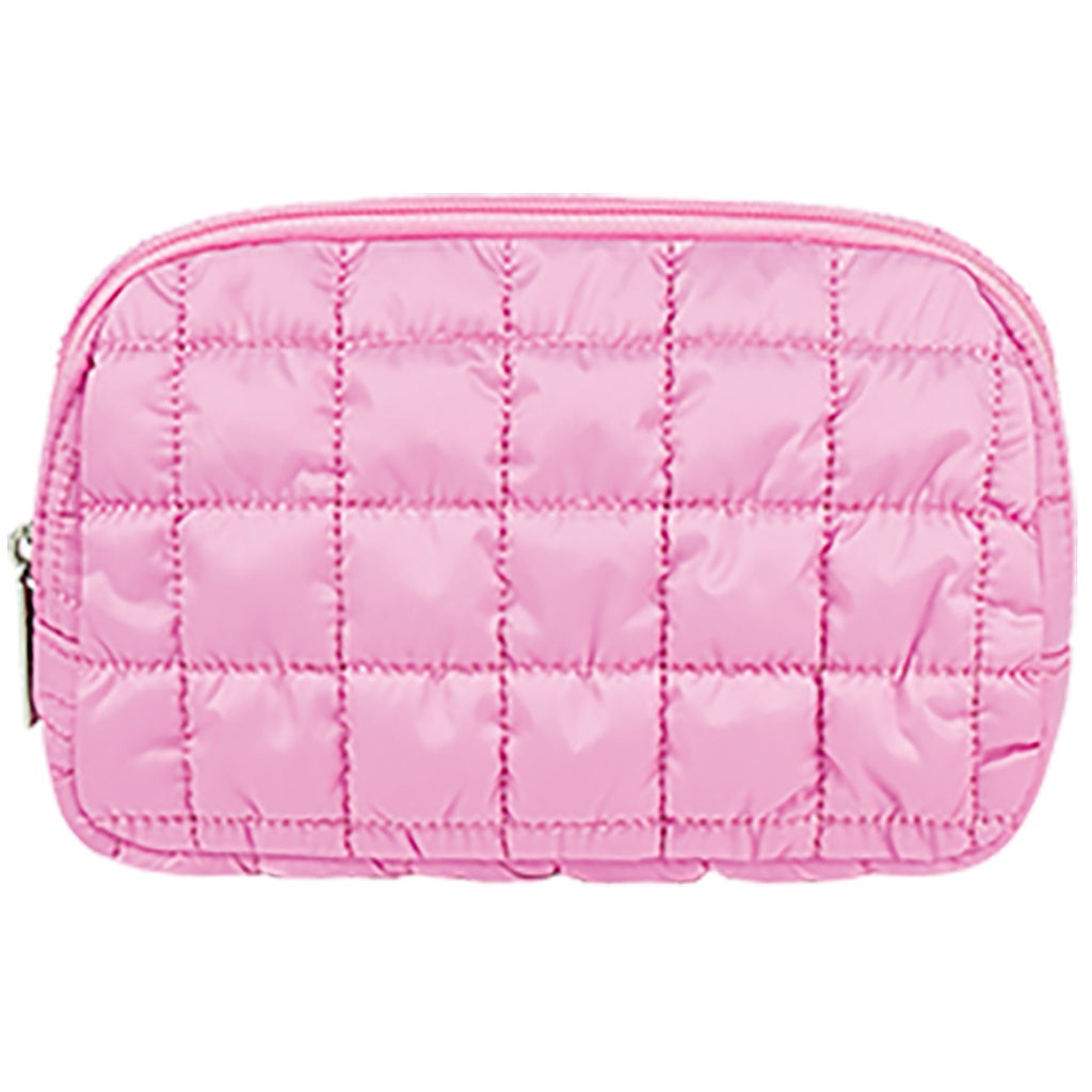 IS: Pink Quilted Belt Bag