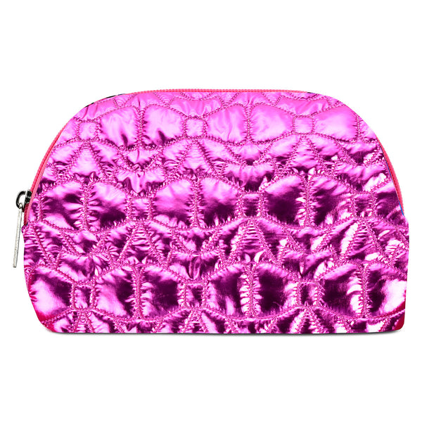 IS: Shining Bows Quilted Oval Cosmetic Bag - Ages 8+