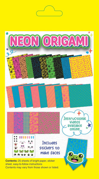 Creativity for Kids: Neon Origami Mini Kit - Ages 7+