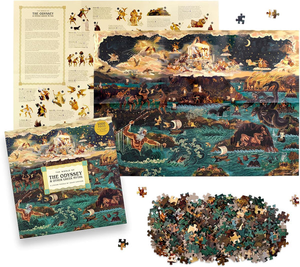 The World of Odyssey & Other Greek Myths - 1000 Piece Puzzle