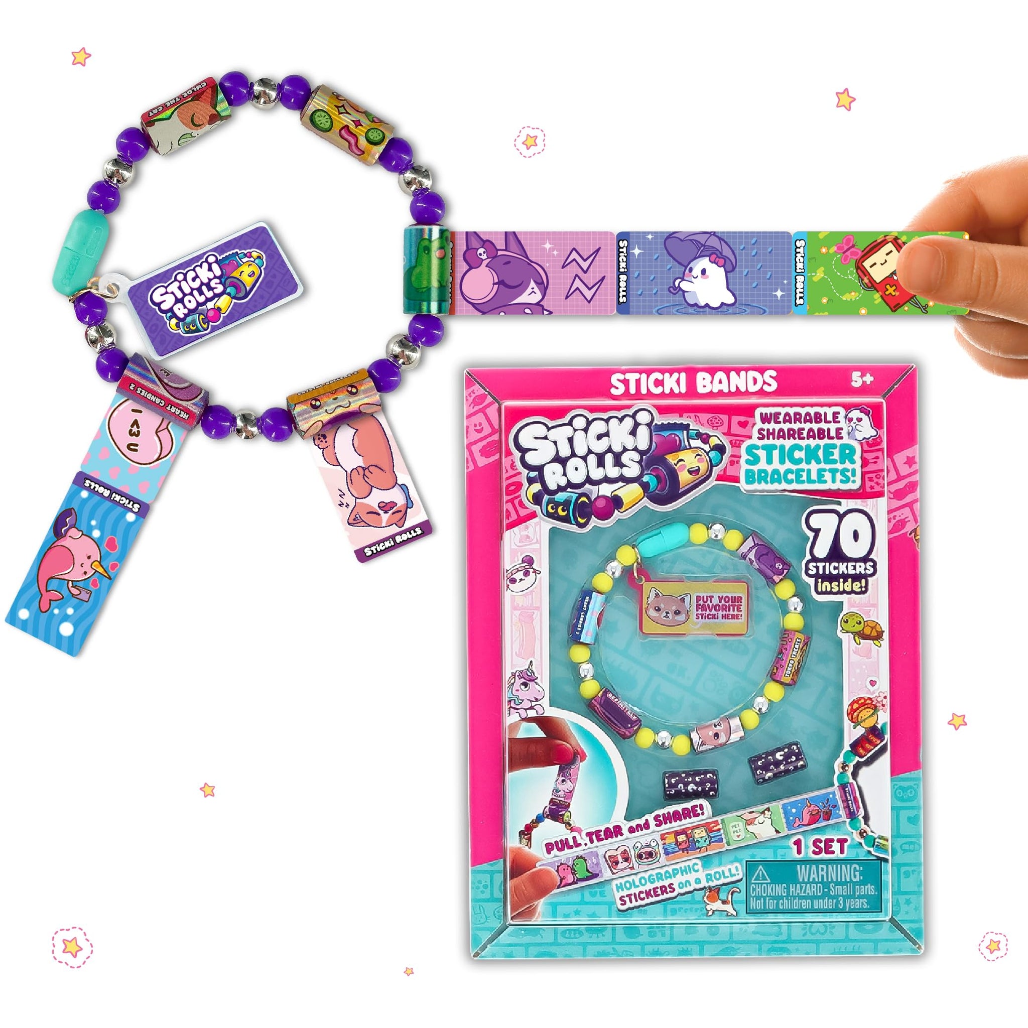 Sticki Rolls: Sticki Band Single Pack - Ages 5+