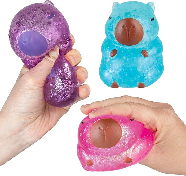 ORB Curiosities Sparklee Capybara Squishy Fidget and Sensory Toy