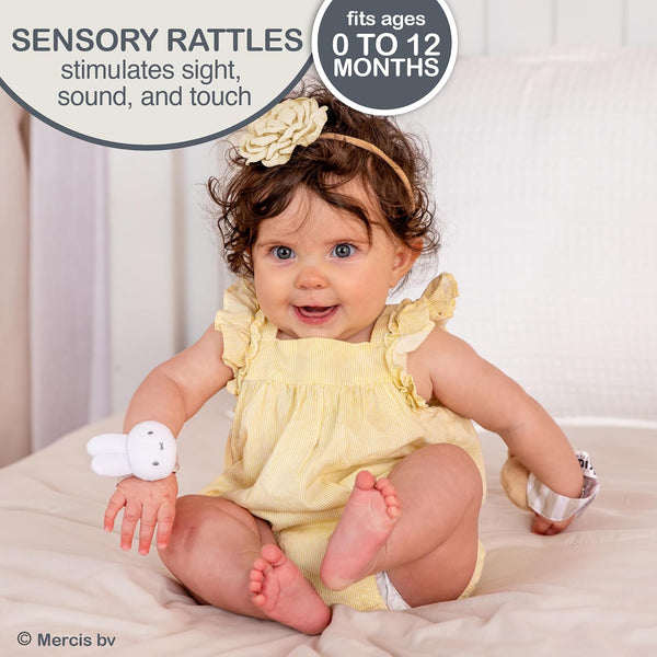 Miffy Baby Wrist Rattle Set