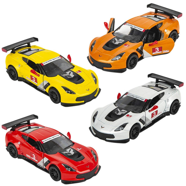 Kinsmart 2016 Chevrolet Corvette C7.R Race Car Pull Back Car 1:36 Scale